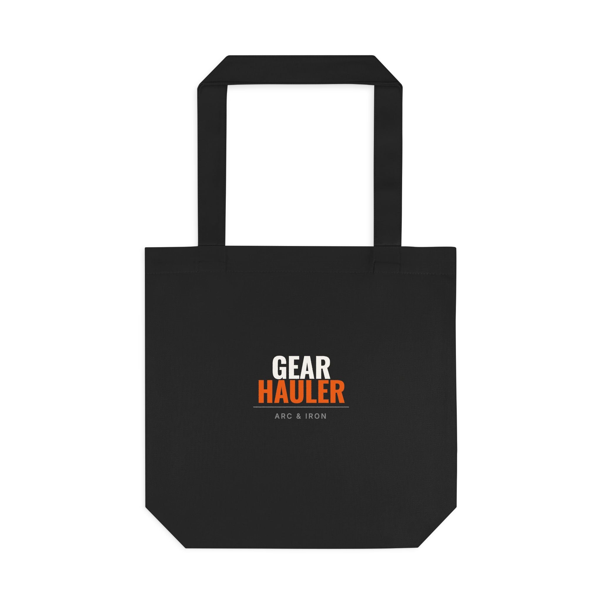 Gear Hauler black canvas welder tote bag
