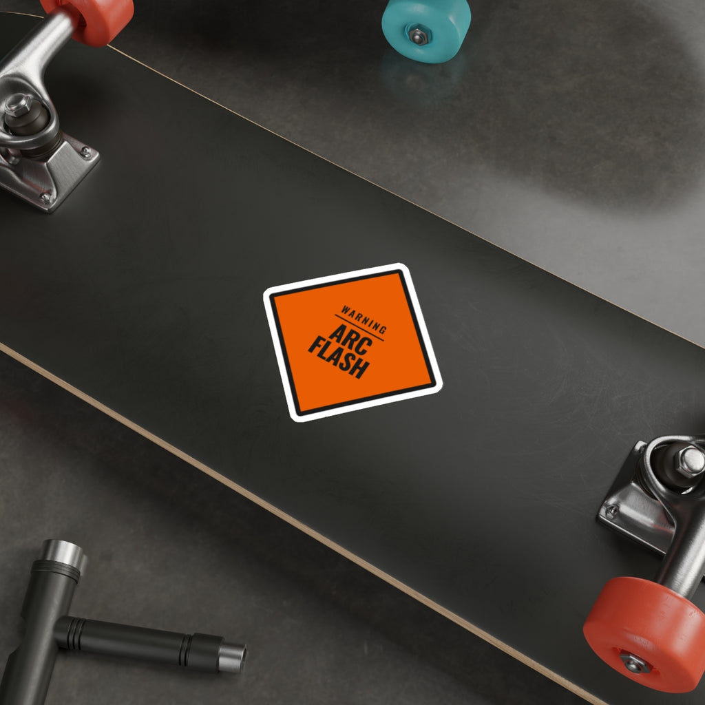 Arc Flash Warning — Die-Cut Sticker