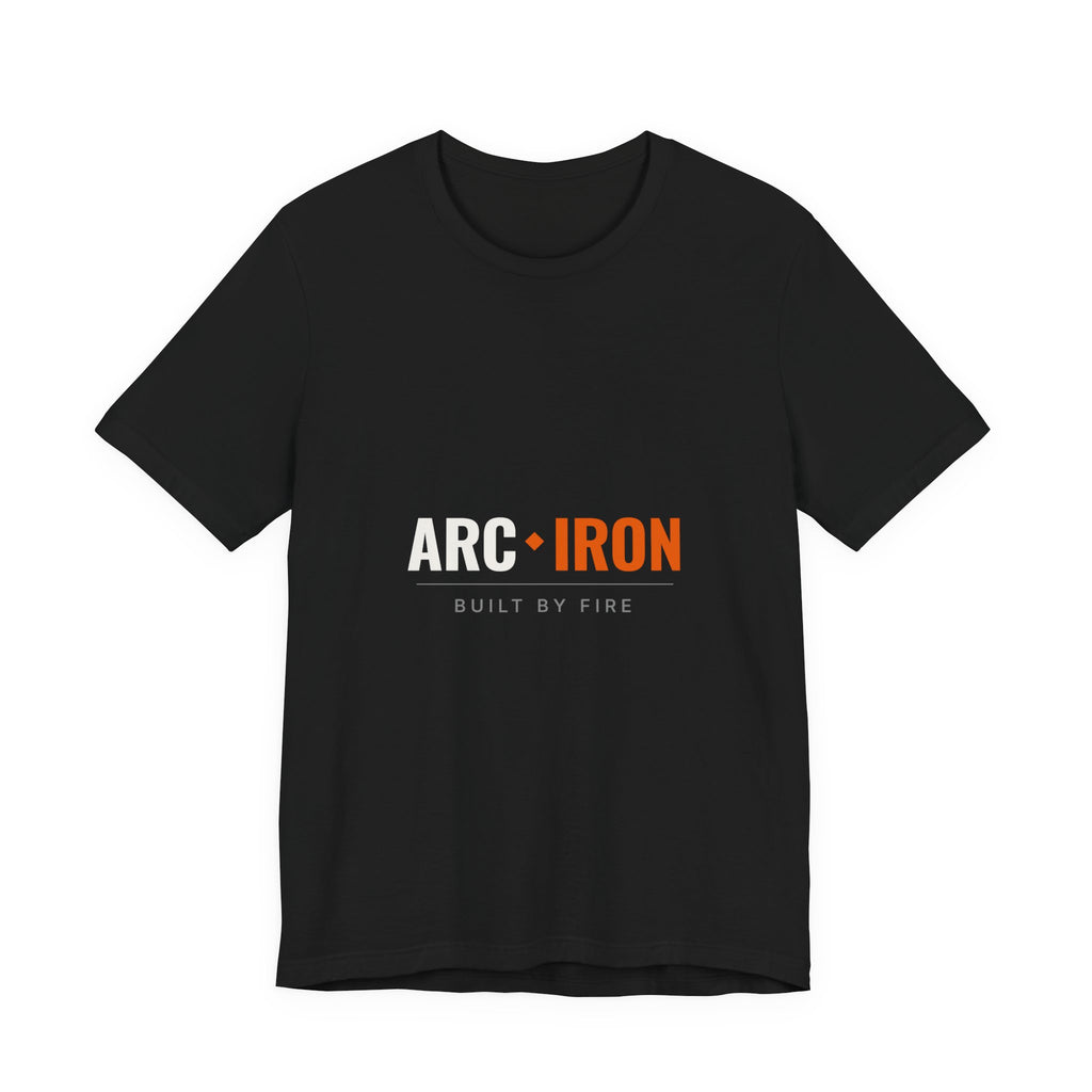 Arc & Iron logo welder t-shirt in black
