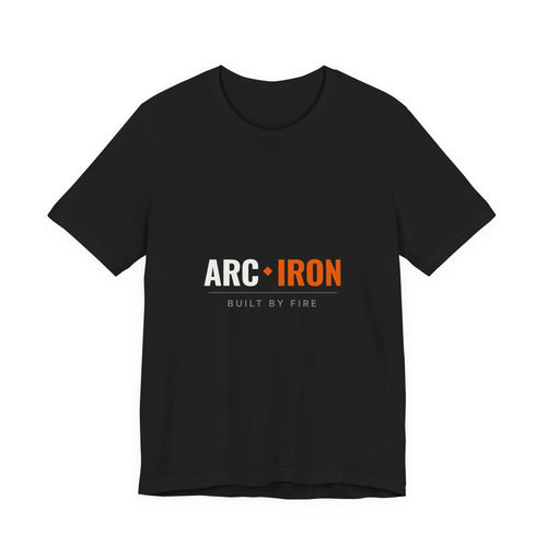Arc & Iron logo welder t-shirt in black