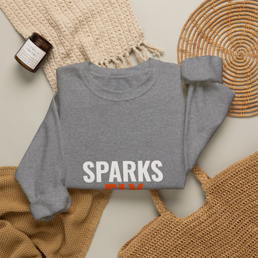 Sparks Fly — Crewneck Sweatshirt