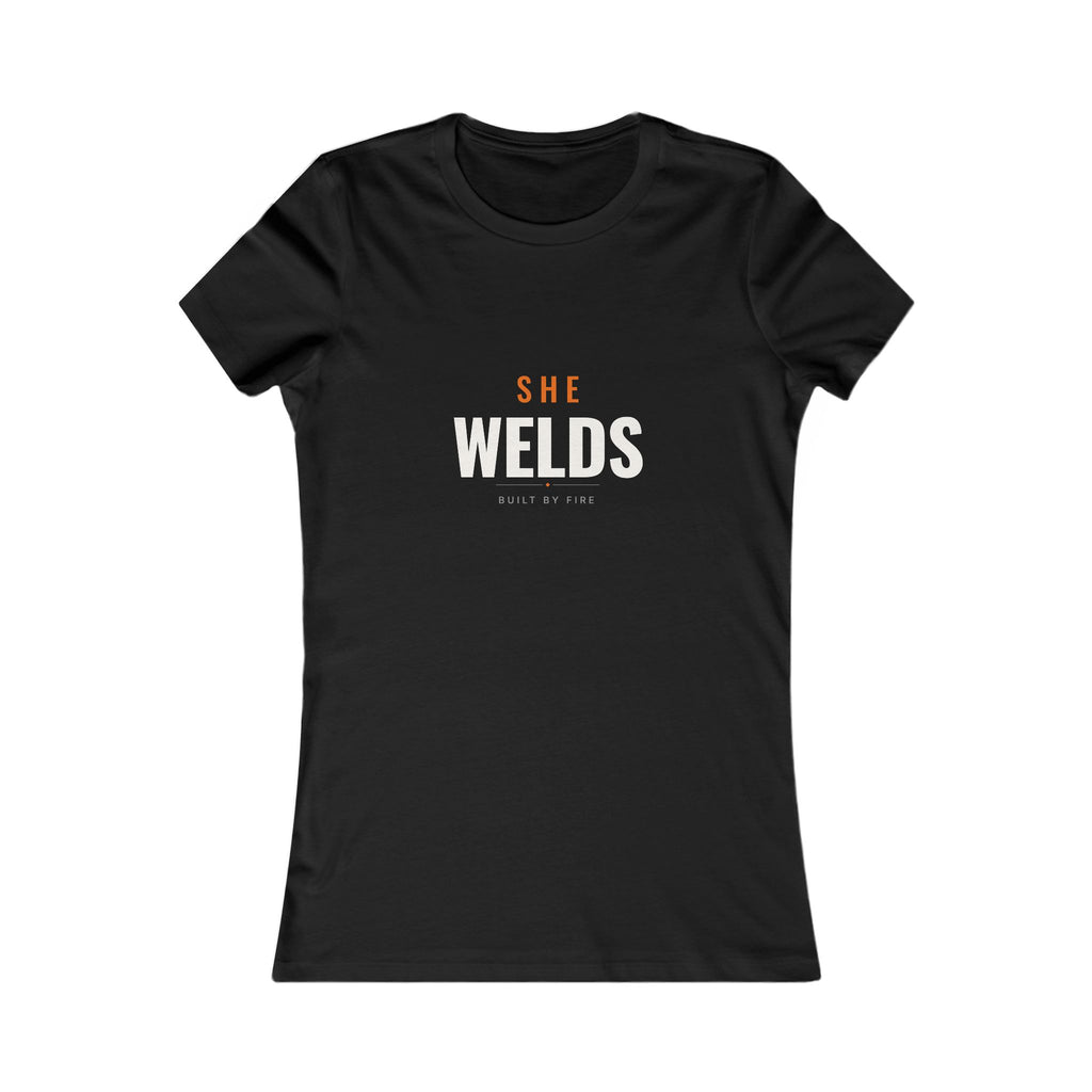 She Welds — Women's Fitted Tee