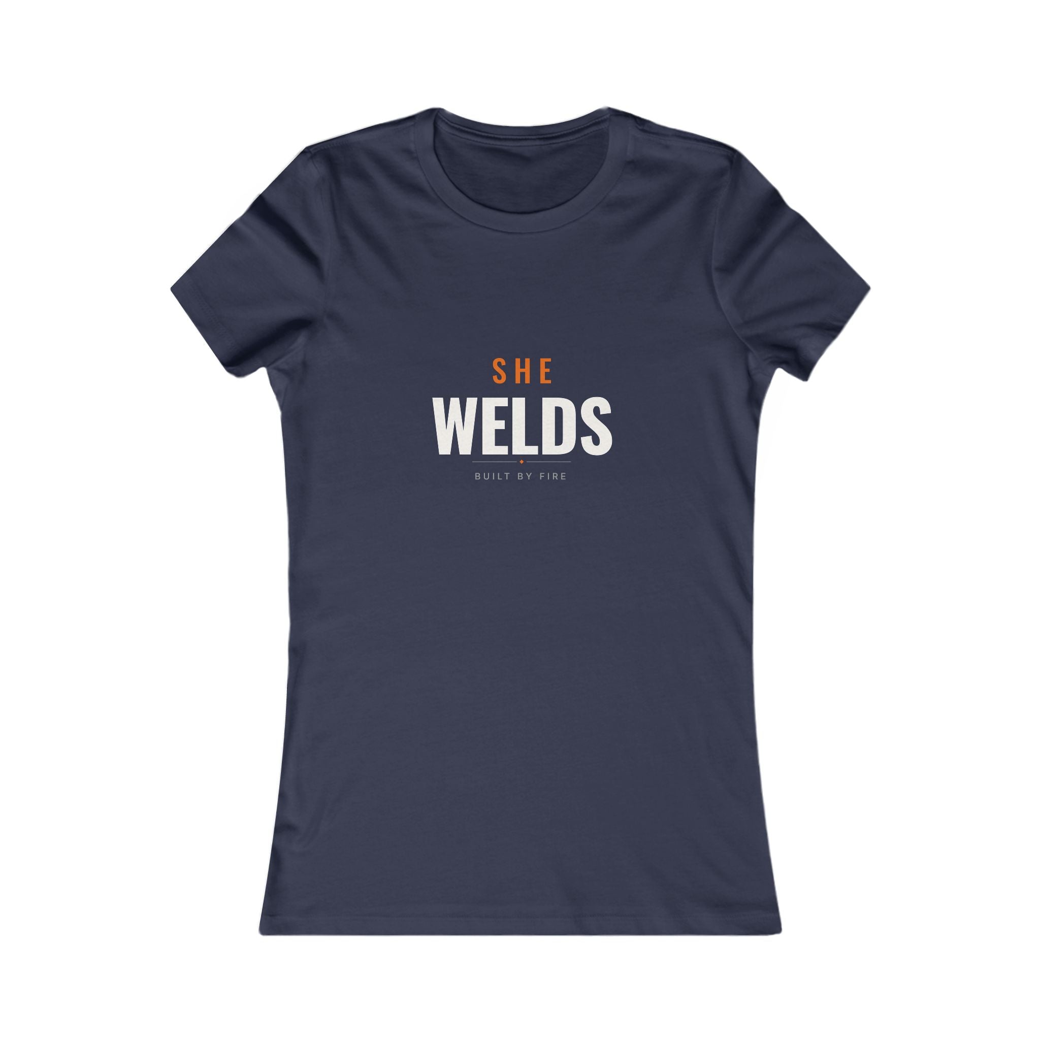 She Welds — Women's Fitted Tee