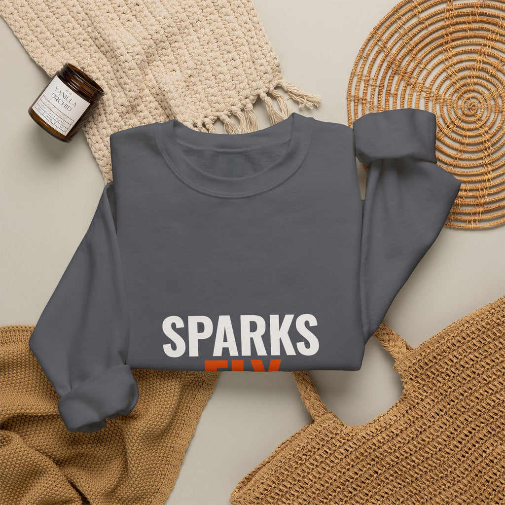 Sparks Fly — Crewneck Sweatshirt
