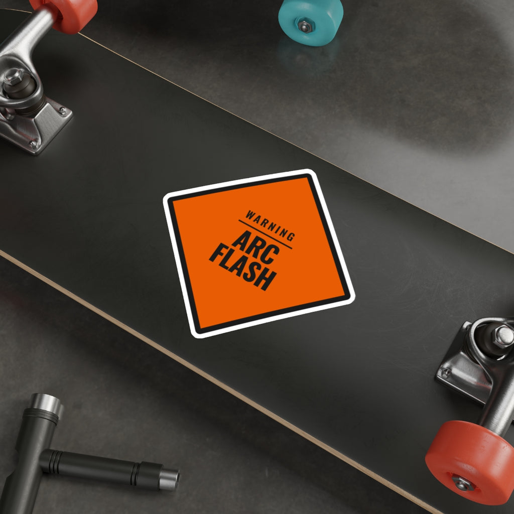 Arc Flash Warning — Die-Cut Sticker