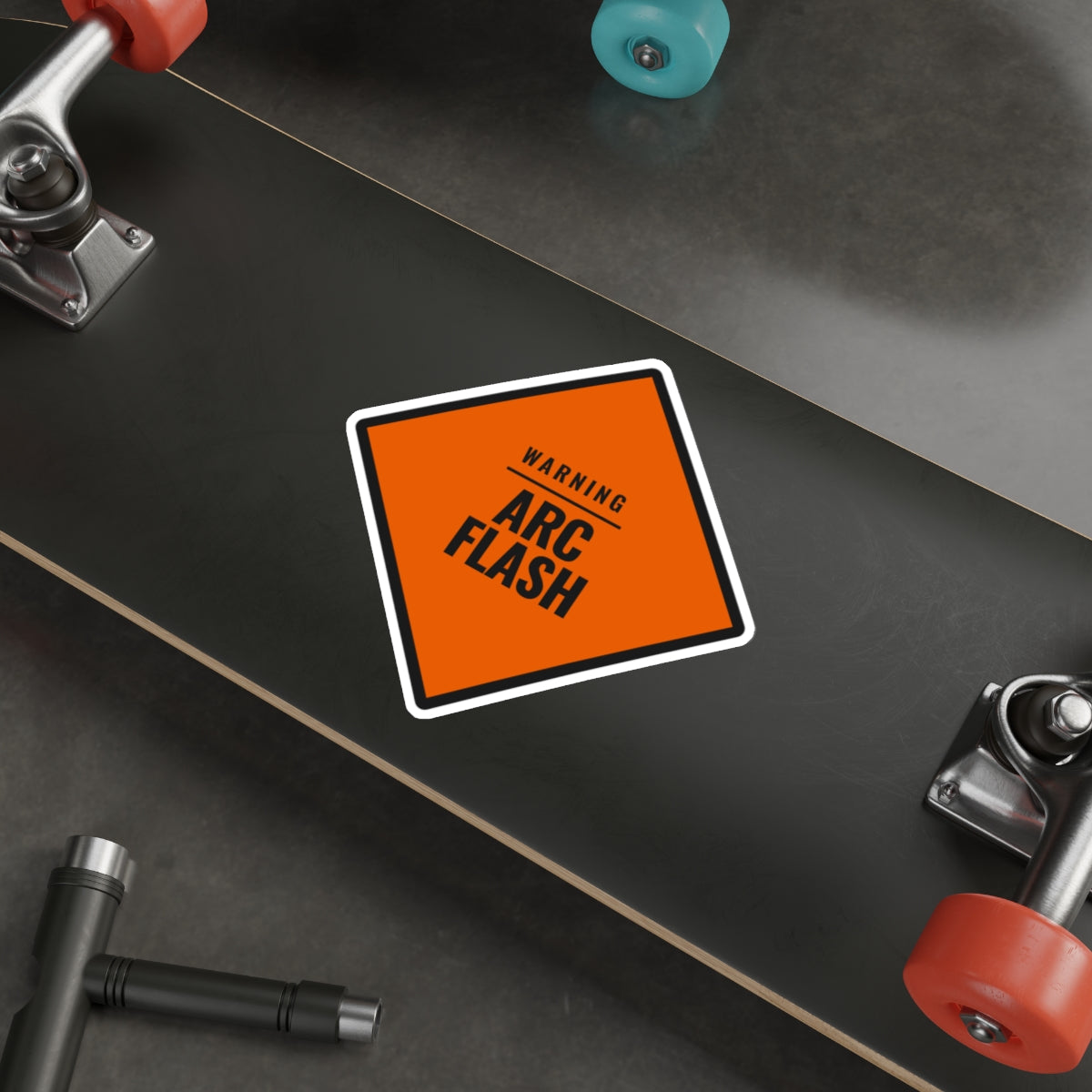 Arc Flash Warning — Die-Cut Sticker