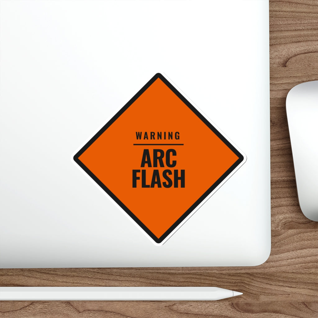 Arc Flash Warning — Die-Cut Sticker