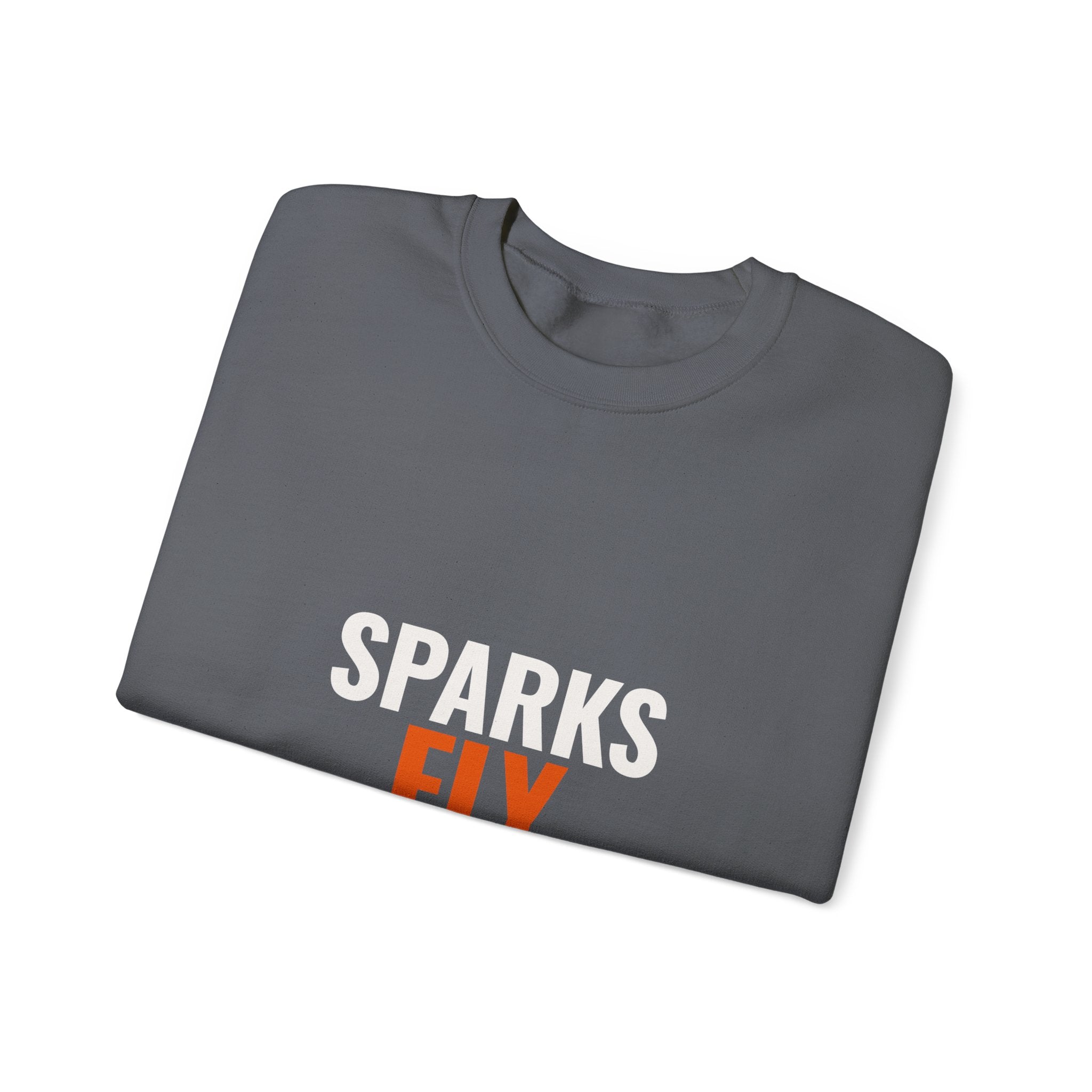 Sparks Fly — Crewneck Sweatshirt