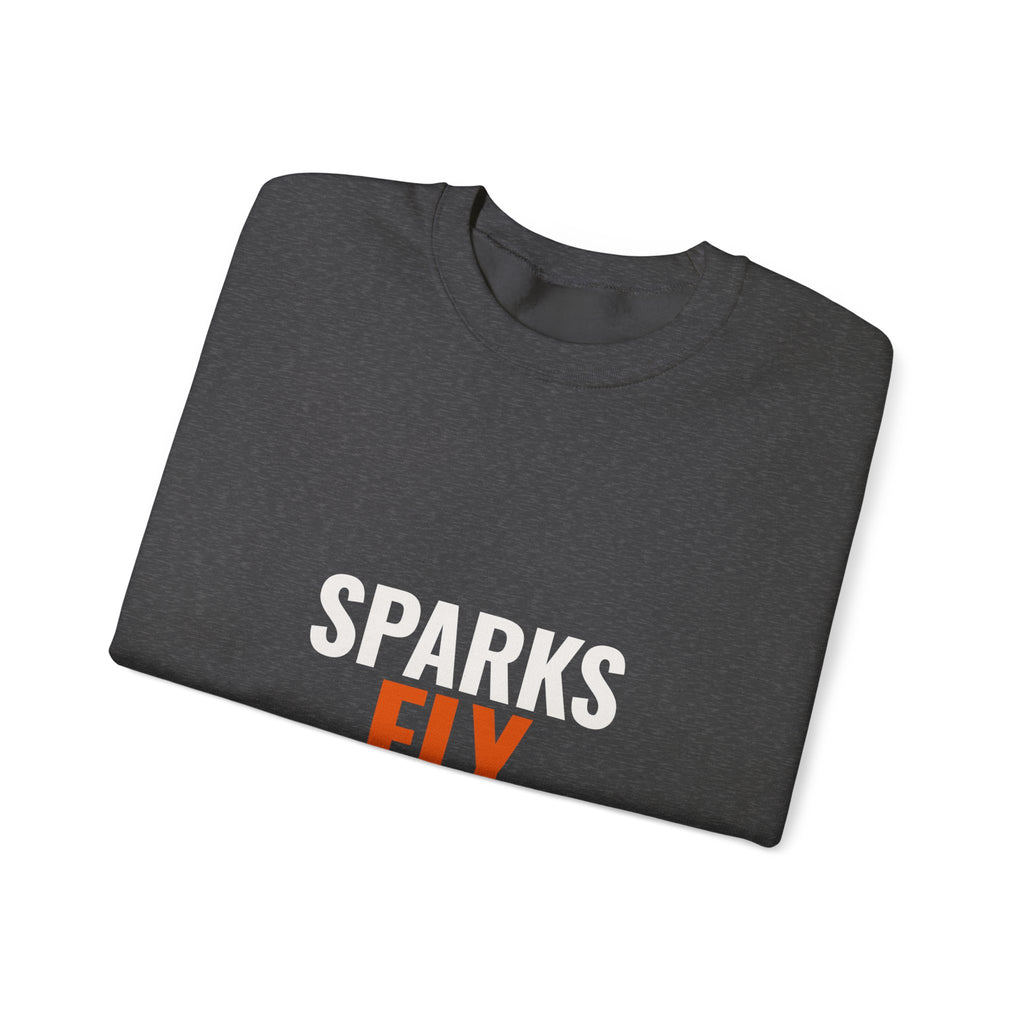 Sparks Fly — Crewneck Sweatshirt