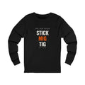 Stick MIG TIG welder long-sleeve t-shirt in black