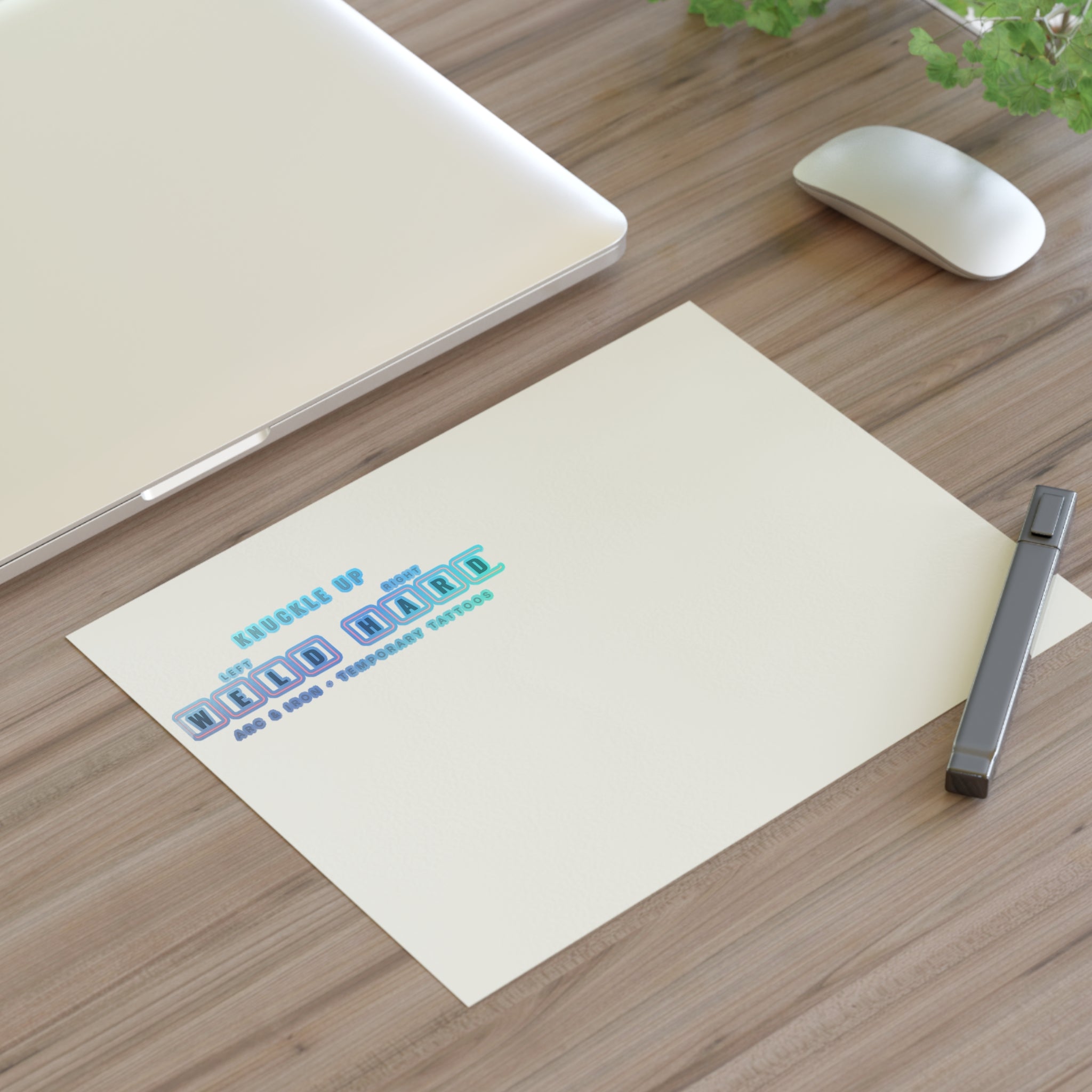 Welder's Knuckle Tattoo Sticker Sheet