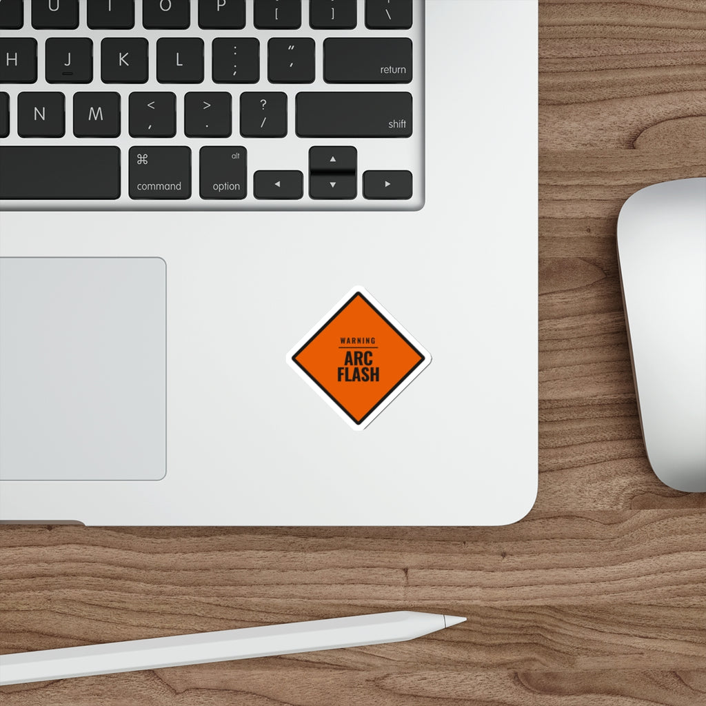 Arc Flash Warning — Die-Cut Sticker