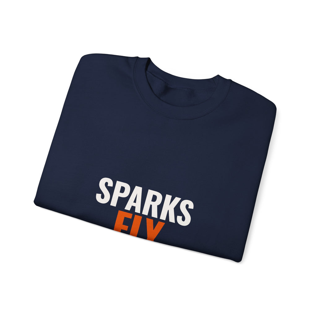 Sparks Fly — Crewneck Sweatshirt